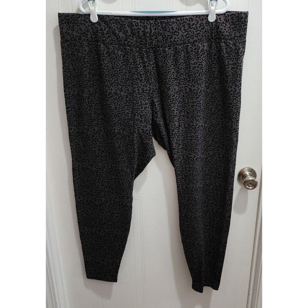 Lane Bryant Women's Pull On Elastic Waist Legging Pants Leopard Print Size G/H